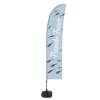 Beach Flag Budget Wind Complete Set Fresh Fish Spanish - ECO - 2