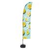 Beach Flag Budget Wind Complete Set Large Smoothies - 0