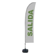 Beach Flag Budget Wind Complete Set Exit Spanish - ECO