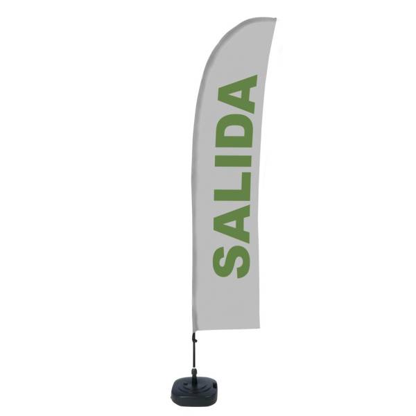 Beach Flag Budget Wind Complete Set Exit Spanish - ECO
