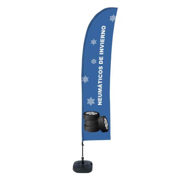 Beach Flag Budget Wind Complete Set Winter Tires Spanish - ECO
