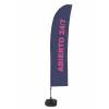 Beach Flag Budget Wind Complete Set Large Open 24/7 - 1