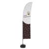 Beach Flag Budget Wind Complete Set Large Coffee To Go - 3