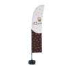 Beach Flag Budget Wind Complete Set Large Coffee To Go - 0