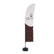 Beach Flag Budget Wind Complete Set Large Coffee To Go