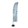Beach Flag Budget Wind Complete Set Fresh Fish Spanish - ECO - 0