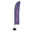 Beach Flag Budget Wind Complete Set Open 24/7 Spanish - ECO - 3