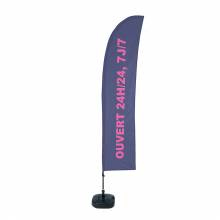 Beach Flag Budget Wind Complete Set Large Open 24/7