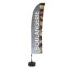 Beach Flag Budget Wind Complete Set Large Bakery - 0