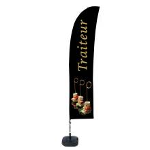 Beach Flag Budget Wind Complete Set Large Caterer