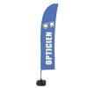 Beach Flag Budget Wind Compete Set Opticien French - ECO - 0