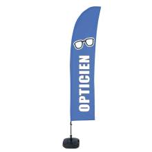 Beach Flag Budget Wind Compete Set Opticien French - ECO