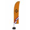 Beach Flag Budget Wind Complete Set Orange Hup Holland - 0