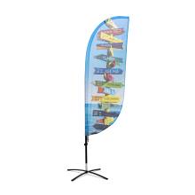 Beach Flag Fiber Paddle Graphic