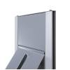 Brochure Rack Totem Without Shelves Silver - 1