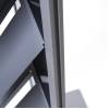 Brochure Rack Totem With Steel Brochure Shelves Black - 10