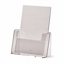 SIGEL LH113 Table-Top Literature Holder acrylic for A6 & DL clear 4 pcs. 