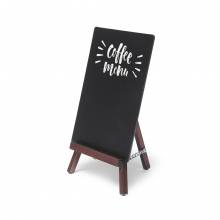 Natura Table Top Chalk Board Mini Easel Dark Brown