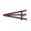Natura Table Top Chalk Board Mini Easel Dark Brown - 4