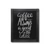 Natura Chalk Board Classic 50 x 60 cm Black - 0