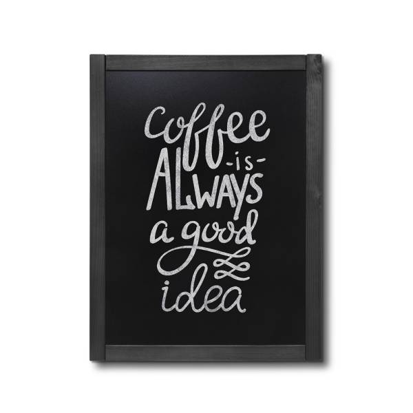 Natura Chalk Board Classic 60 x 80 cm Black