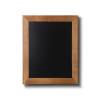 Natura Chalk Board 60 x 80 cm Dark Brown Round Profile - 18