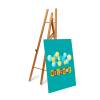Natura Easel Hardwood Black - 12