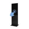 Smart Line Digital Totem With 55" Samsung and Touchscreen Black - 1