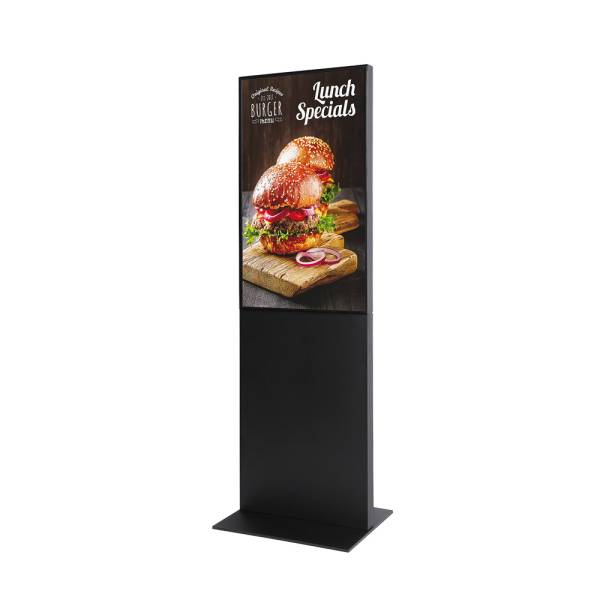 Smart Line Digital Totem With 43" Samsung Screen Black