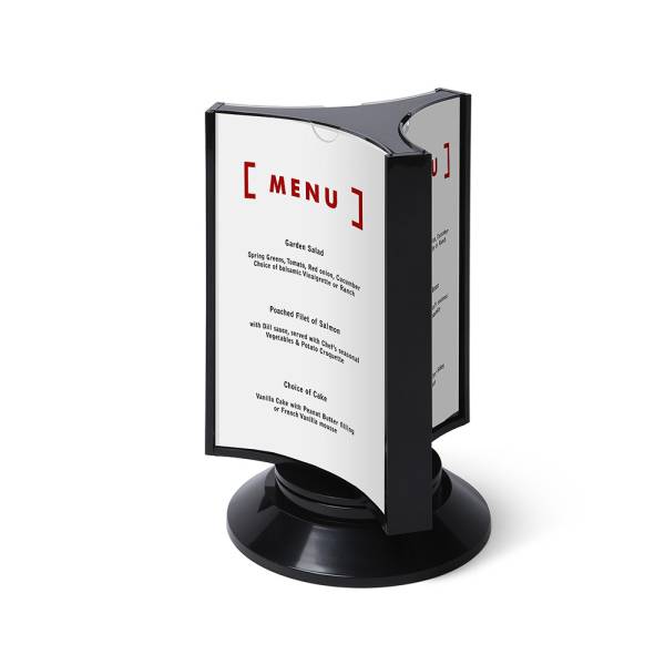 Scritto® Menu Card Holder Three-Sided