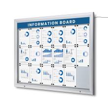 Topcard for Outdoor Lockable Showcase Illuminated 137 x 10 cm