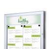 Outdoor Menu Case With Logo Panel 2 x A4 Portrait - 1