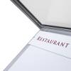 Topcard for Outdoor Menu Case and Stand Logo 45 x 10 cm - 5