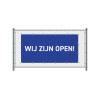 Fence Banner We Are Open - 5