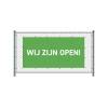 Fence Banner We Are Open - 6