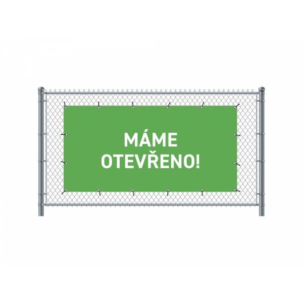 Fence Banner We Are Open
