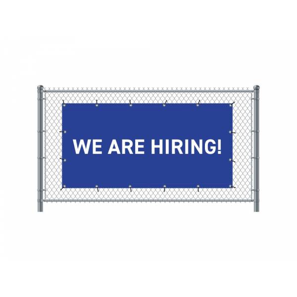 Fence Banner We Are Hiring