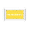 Fence Banner We Are Hiring - 3
