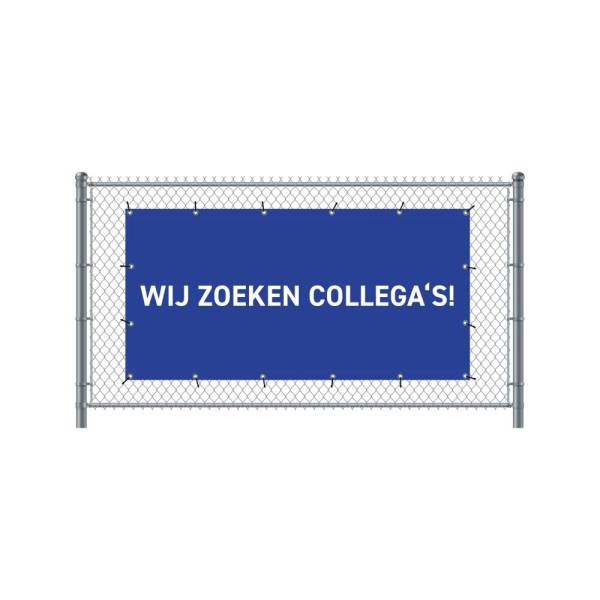 Fence Banner 200 x 100 cm Hiring Dutch Blue