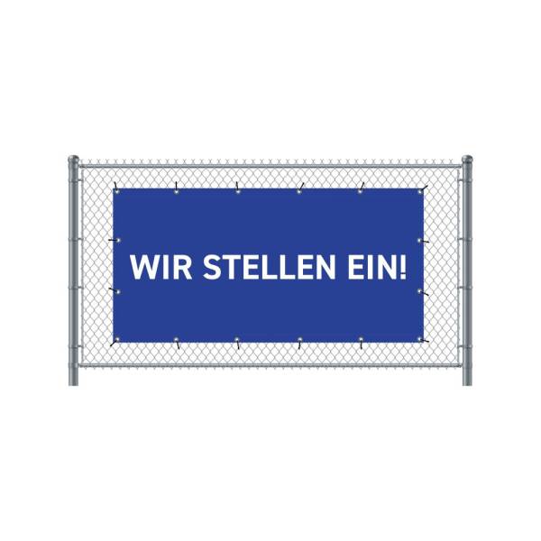 Fence Banner 200 x 100 cm Hiring German Blue