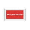 Fence Banner We Are Hiring - 9
