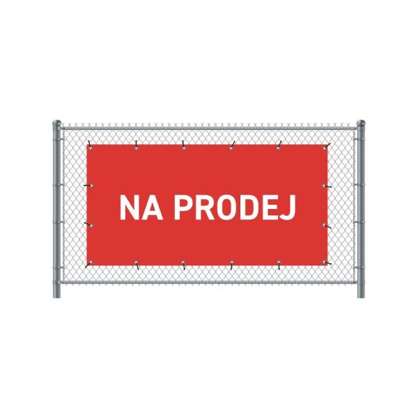 Fence Banner 200 x 100 cm Sale Czech Red