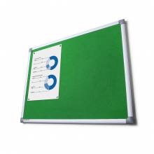 Scritto® Fabric Notice Board 45 x 60 cm Green