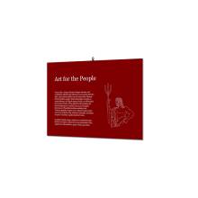 Indoor Wall Sign Basic 30 x 40 cm KAPA® 5 mm