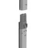 FlexFrame Wall Set 100 x 200 cm Silver - 70