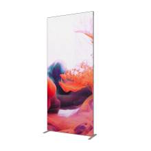 FlexFrame Wall Set 100 x 230 cm Silver (incl. Extension Set 30 cm)