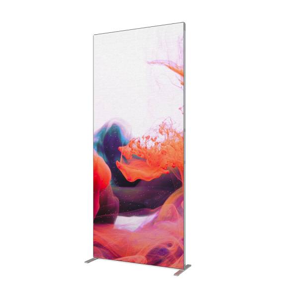FlexFrame Wall Set 100 x 230 cm Silver (incl. Extension Set 30 cm)