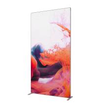 FlexFrame Wall Set 120 x 230 cm Silver (incl. Extension Set 30 cm)