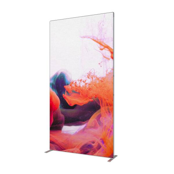 FlexFrame Wall Set 120 x 230 cm Silver (incl. Extension Set 30 cm)