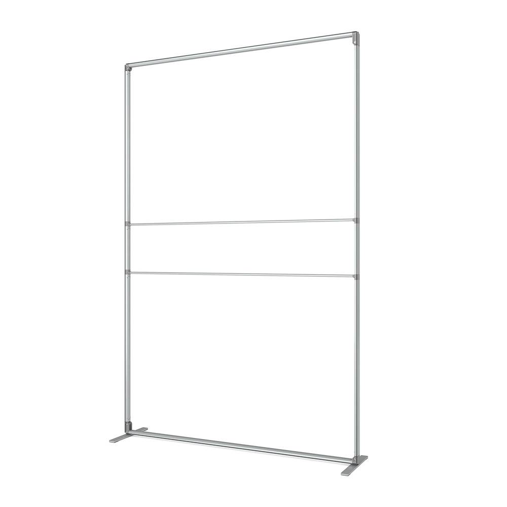 FlexFrame Wand Set 150 x 230 cm Silber (inkl. Extension Set 30 cm) – Ansicht 4